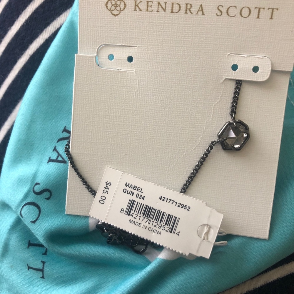 NWT 🌟 RARE Kendra Scott Gray Annika Gunmetal